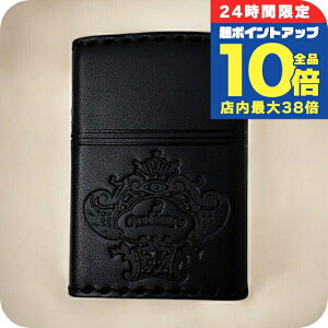 \全品10倍+さらに3倍★10/30限定/ オロビアンコ ライター メンズ レディース ブランド Orobianco 真鍮、牛革 ZIPPO 革巻き ORZ-001 BK ブラック 小物