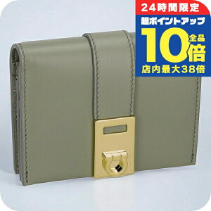 \全品10倍+さらに3倍★10/30限定/ フェラガモ 二つ折り財布 レディース Ferragamo 220633CALF ASHGY 775 288 アッシュ ウォレット ブランド 高級 おしゃれ プレゼント 実用的