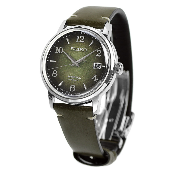 【今なら2000円割引クーポンに店内ポイント最大44倍】 セイコー プレザージュ カクテル 日本製 自動巻き メンズ 腕時計 SARY181  SEIKO PRESAGE 抹茶 時計 | 腕時計のななぷれ