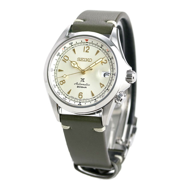 セイコー プロスペックス アルピニスト 自動巻き SBDC093 流通限定モデル 腕時計 メンズ クリーム×カーキ SEIKO PROSPEX |  腕時計のななぷれ