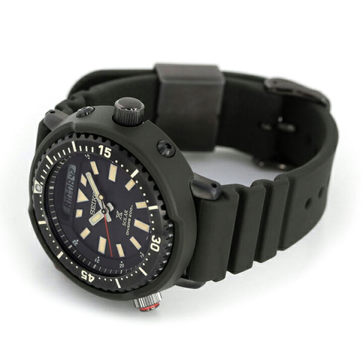 楽天市場】セイコー プロスペックス ダイバーズウォッチ ハイブリッド メンズ 腕時計 SBEQ009 SEIKO PROSPEX ブラック×カーキ  時計 : 腕時計のななぷれ