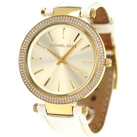 【中古】 マイケルコース MICHAEL KORS マイケルコース MK-2391 クオーツ ステンレススチール 腕時計 ブランド レディース ホワイト 白