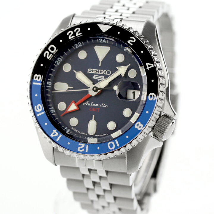 楽天市場】【中古】 美品 セイコー SEIKO 5 スポーツ ファイブ GMT SKX 