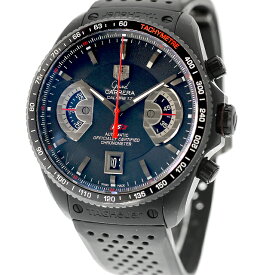 【中古】 タグ・ホイヤー TAG Heuer グランドカレラ キャリバー17 クロノグラフ CAV518B.FT6016 アナログ 腕時計 ブランド メンズ ブラック 黒 おしゃれ 防水 クリスマスプレゼント 男性 実用的