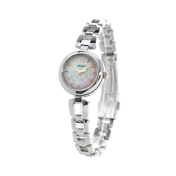 【10日は2000円割引クーポンに店内ポイント最大47倍】 セイコー ピンク ローズ 限定モデル 薔薇 ソーラー レディース 腕時計 SWFA189  SEIKO 時計 KINUEさんデザイン | 腕時計のななぷれ
