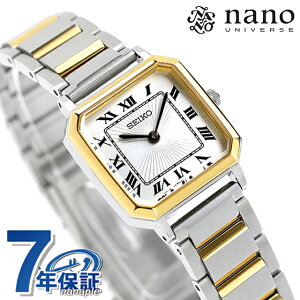 セイコーセレクション ナノユニバースコラボレーションモデル クオーツ 腕時計 レディース 流通限定モデル SEIKO SELECTION SSEH016 アナログ ホワイト シルバー ゴールド 白 ブランド おしゃれ 防