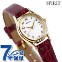 セイコー スピリット クオーツ レディース 腕時計 ブランド SSDA006 SEIKO SPIRIT ホワイト×レッド 赤 時計 プレゼント ギフト