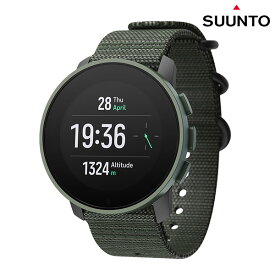 スント スント9 ピーク プロ 充電式クオーツ スマートウォッチ ブランド メンズ レディース GPS シュノーケリング ランニング SUUNTO SS050828000 デジタル グリーン ギフト 父の日 プレゼント 実用的