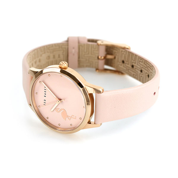【10％割引クーポンに店内ポイント最大44倍】 テッドベーカー 時計 フィッツロヴィア フラミンゴ 34mm フラミンゴ レディース 腕時計  BKPFZF008 TED BAKER ピンク 革ベルト | 腕時計のななぷれ