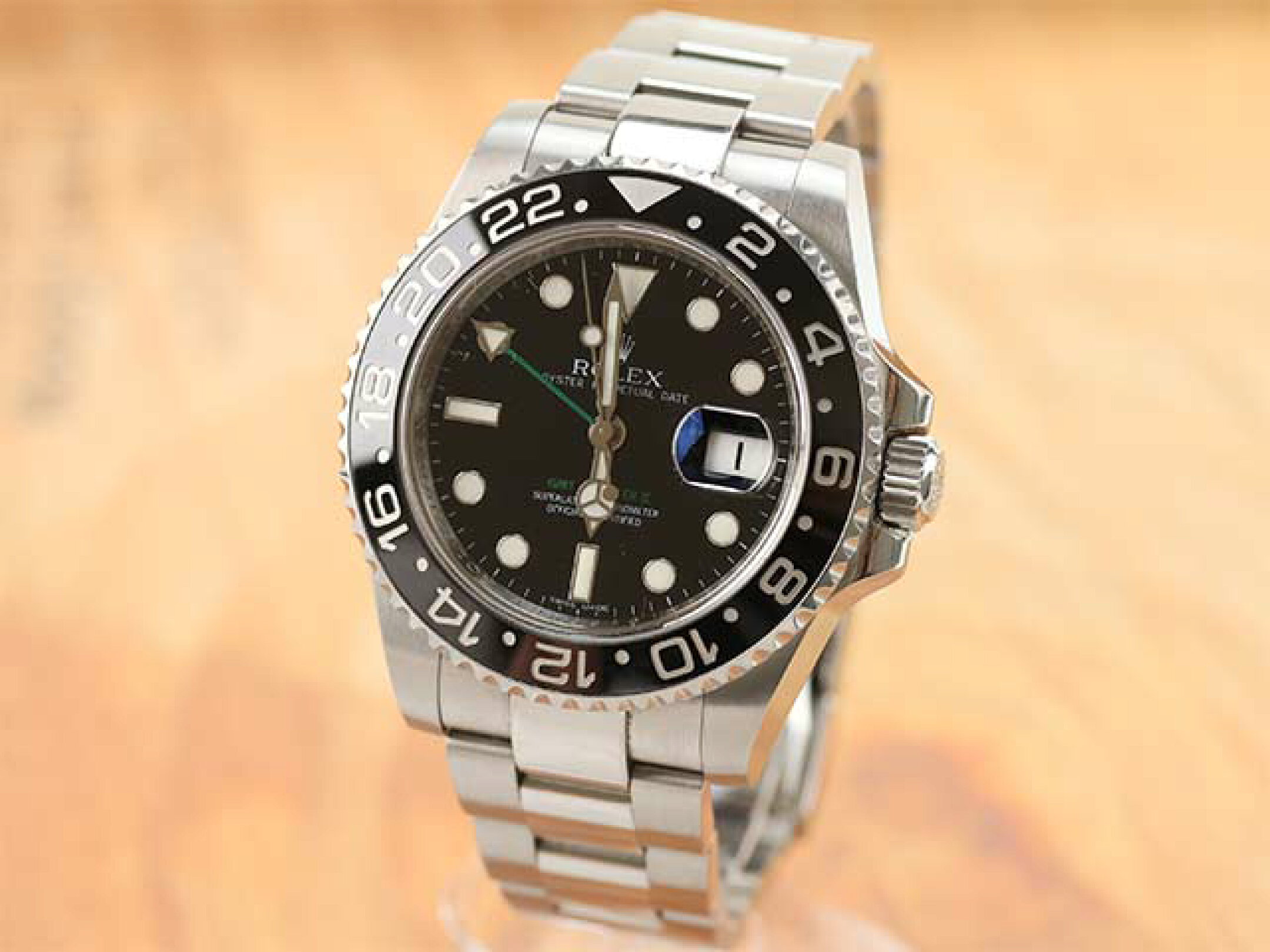 ロレックスのGMTマスターIIの修理ご依頼時の状態