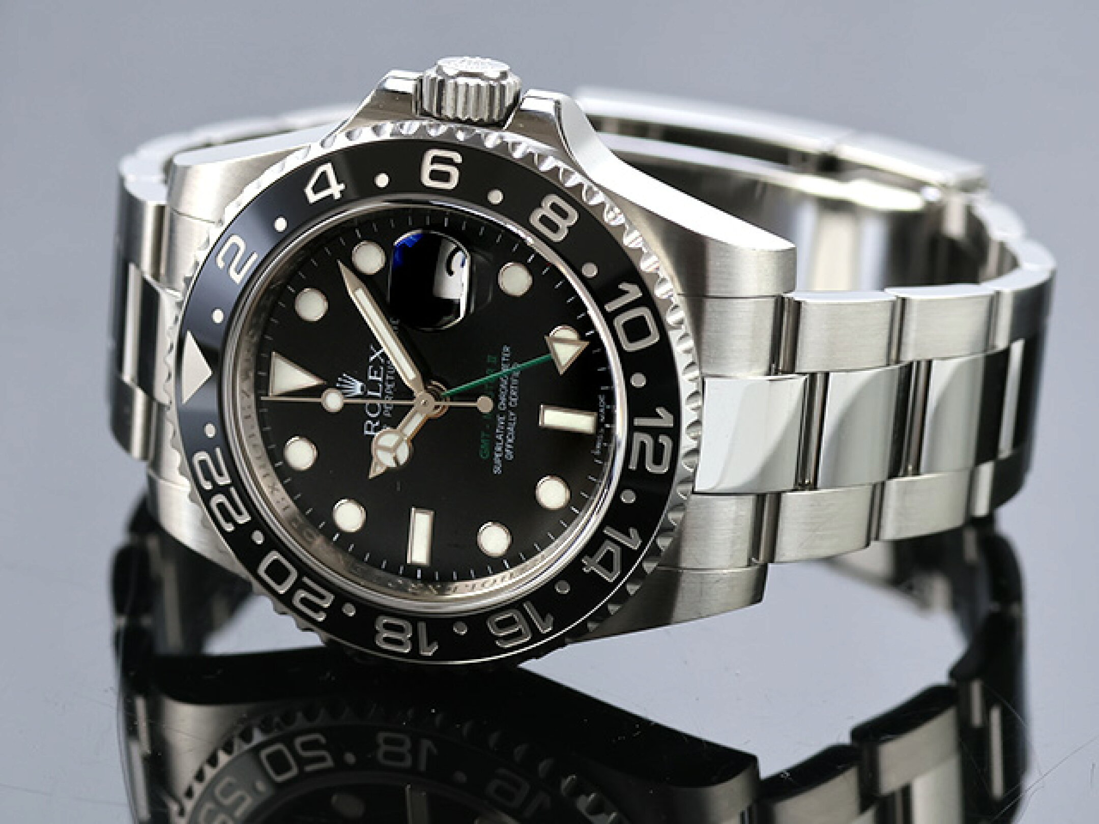 ロレックスのGMTマスターIIの修理後