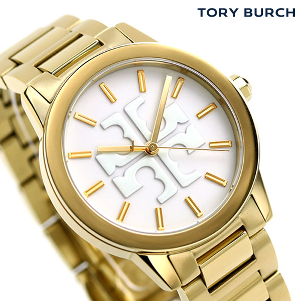 【2000円割引クーポンに店内ポイント最大44倍】 トリーバーチ 時計 ジジ 36mm レディース 腕時計 TBW2010 TORY BURCH  ホワイト×ゴールド | 腕時計のななぷれ