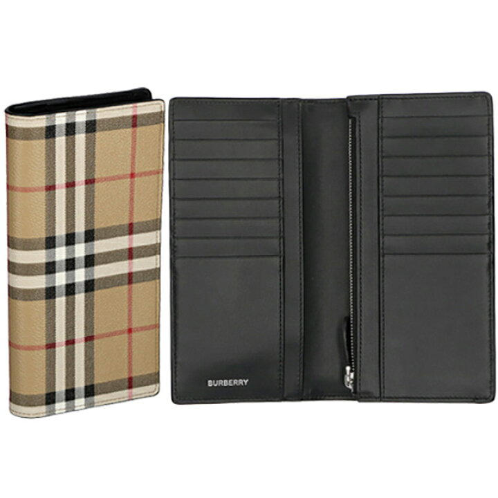 楽天市場】バ−バリ− 長財布 メンズ BURBERRY チェック 8069819 