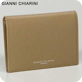 ジャンニキアリーニ 二つ折り財布 二折財布 コンパクト メンズ ブランド GIANNI CHIARINI CHINA PF 5060 GRN FANGO カーキブラウン ウォレット 高級 おしゃれ プレゼント 実用的