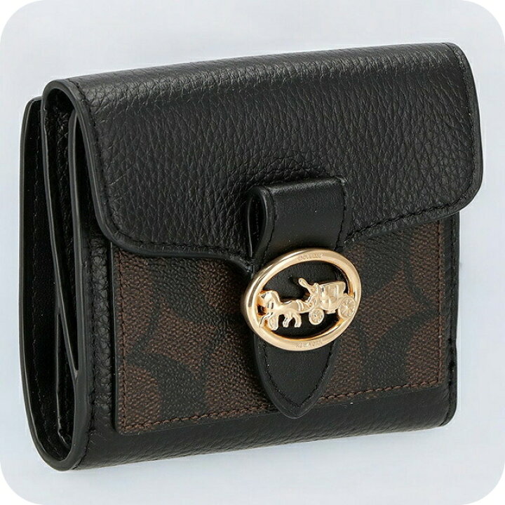 コーチ COACH コーチ 88913 二つ折り財布 （ブラウン/ブラック）（楽天  