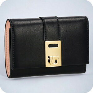 tFK O܂z fB[X Ferragamo 220630CALF NE NP 770 860 ubN sN EHbg uh   v[g pI