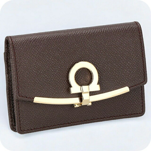 ＼2/25はさらに+3倍／ フェラガモ 名刺入れ レディース ブランド Ferragamo 22D198CALF GA BR 758 593 ブラウン