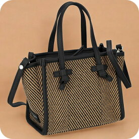 ジャンニキアリーニ ハンドバッグ メンズ レディース ブランド GIANNI CHIARINI BS 8065 SPIGA ブラック