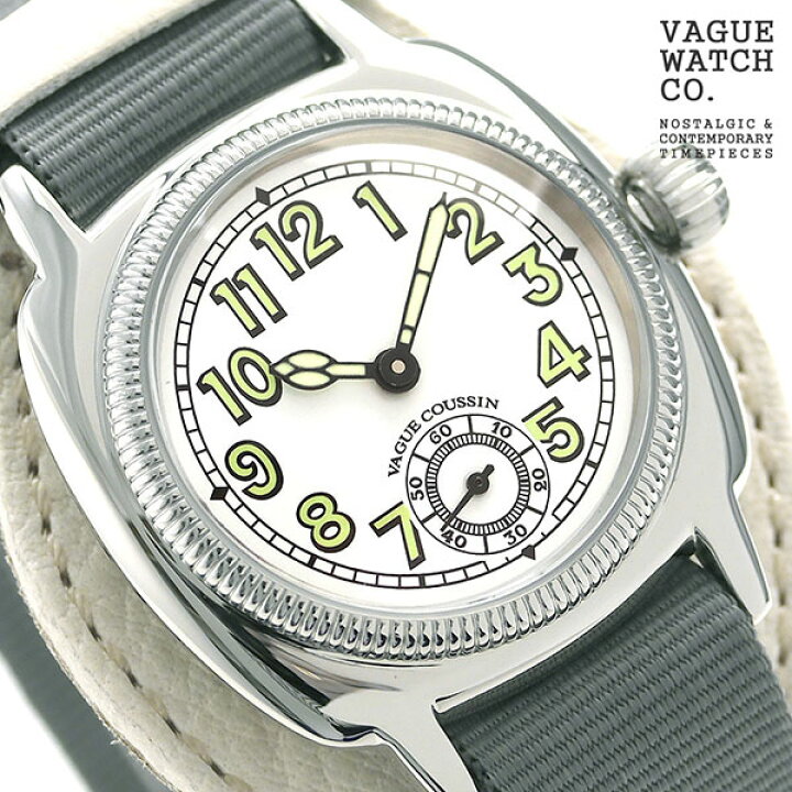楽天市場 ヴァーグウォッチ クッサン ミル 32mm メンズ 腕時計 Co L 007 03wt Vague Watch Co 時計 腕時計 のななぷれ