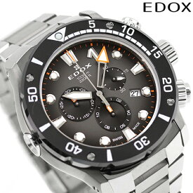 エドックス クロノオフショア1 CO-1 クオーツ 腕時計 ブランド メンズ チタン クロノグラフ EDOX 10242-TINM-GIDNO アナログ ブラック 黒 スイス製 ギフト 父の日 プレゼント 実用的