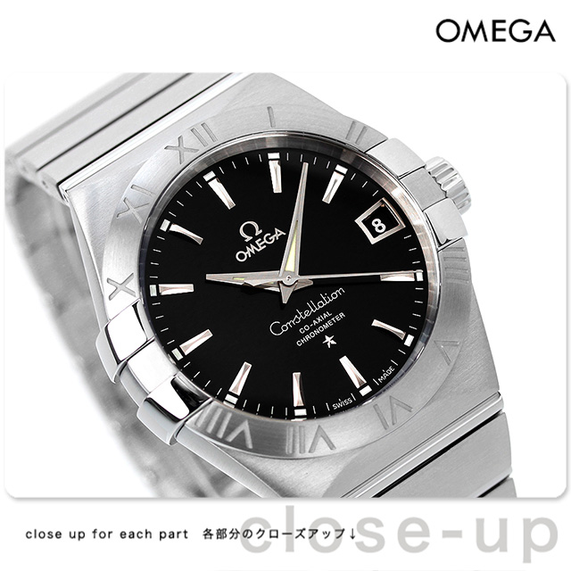 オメガ 腕時計 自動巻き コンステレーション クロノメーター 38MM メンズ ブラック OMEGA 123.10.38.21.01.001 新品  時計 | 腕時計のななぷれ
