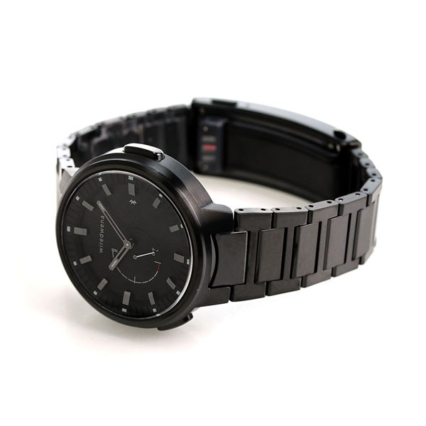 セイコー wiredwena スマートウォッチ メンズ 腕時計 AGAB417 SEIKO WIRED ワイアード オールブラック 黒 時計 |  腕時計のななぷれ
