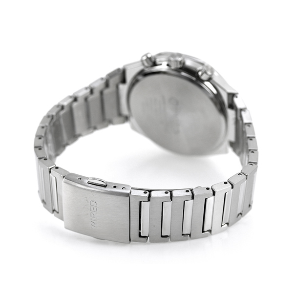 セイコー ワイアード クロノグラフ ソーラー メンズ 腕時計 AGAD417 SEIKO WIRED ブラック | 腕時計のななぷれ