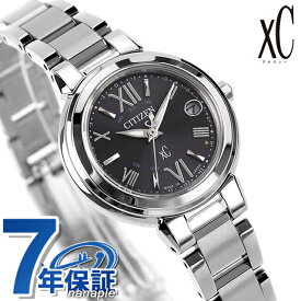 【リップケース付】 シチズン クロスシー ベーシックコレクション 光発電エコドライブ電波 腕時計 レディース ソーラー電波 CITIZEN xC ES9430-89E アナログ ブラック 黒 日本製 ブランド おしゃれ 防水 軽い 華奢 かわいい プレゼント 女性 実用的