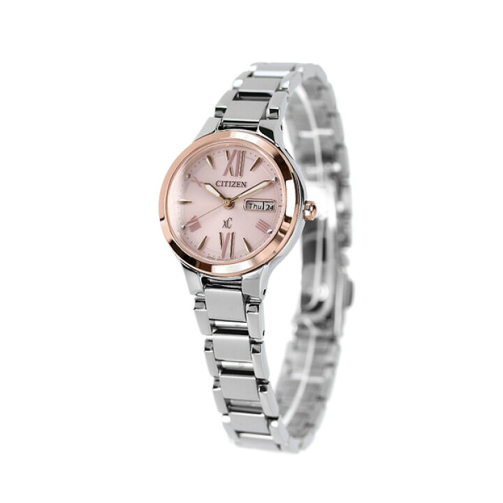 楽天市場 3 150円offクーポン 店内ポイント最大38倍 ラッピング付 シチズン クロスシー Citizen Xc エコドライブ 時計 レディース 腕時計 Ew3224 53w ピンク 腕時計のななぷれ