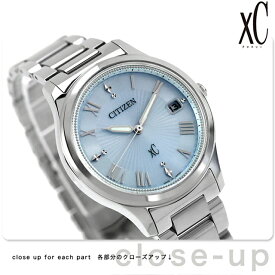 【マルチケース付】 シチズン クロスシー hikari collection エコ・ドライブ 腕時計 ブランド レディース ソーラー CITIZEN xC EO1240-58L アナログ ブルー 日本製 おしゃれ 防水 軽い 華奢 かわいい プレゼント 女性 実用的
