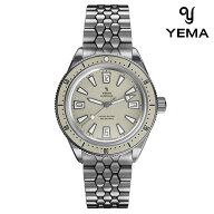 イエマ スキンダイバーCMM.20 自動巻き 腕時計 ブランド メンズ YEMA 12.25.20.33.SN.M3 アナログ ベージ…