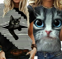 楽天市場】猫（柄ボーダー）（Tシャツ・カットソー｜トップス  