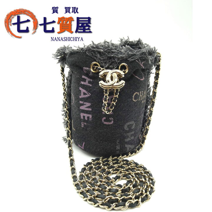 楽天市場】【中古】美品 CHANEL シャネル マトラッセ ブラック デニム 