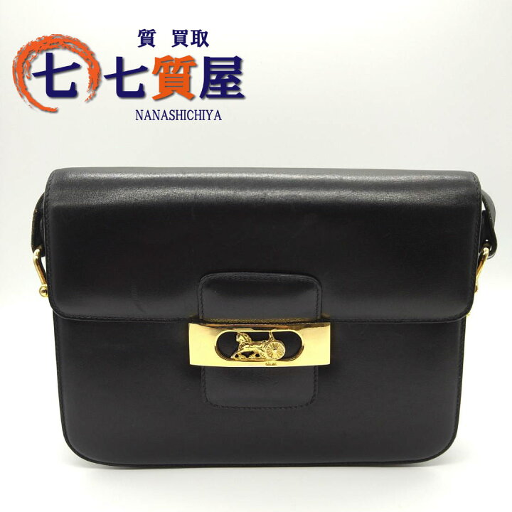 楽天市場】【中古】良品 CELINE セリーヌ ヴィンテージ 馬車金具 
