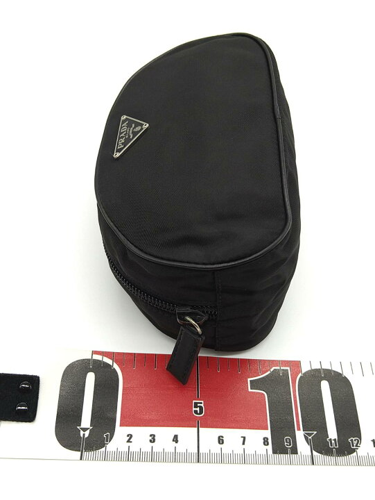 楽天市場】【中古】美品 PRADA プラダ ナイロン ブラック ポーチ 化粧  