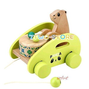 赤ちゃん 引っ張る 木のおもちゃ プルトイ 引き車 ポコポコパンダさん プレゼント 木製玩具 ベビーおもちゃ 好奇心をくすぐるおもちゃ
