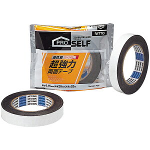【メール便適用商品】【ニトムズ】粘着テープ 超強力両面テープ ゴム用【J1000 20mm×20m】