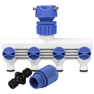 【セフティ−3】散水4分岐コネクター【SSK−9D 白】