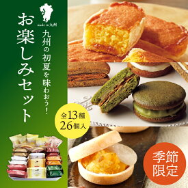 【送料無料】特価限定品　父の日　プレゼントにも！　お楽しみスイーツバラエティセット　『九州の初夏を味わおう！26個詰合せ』