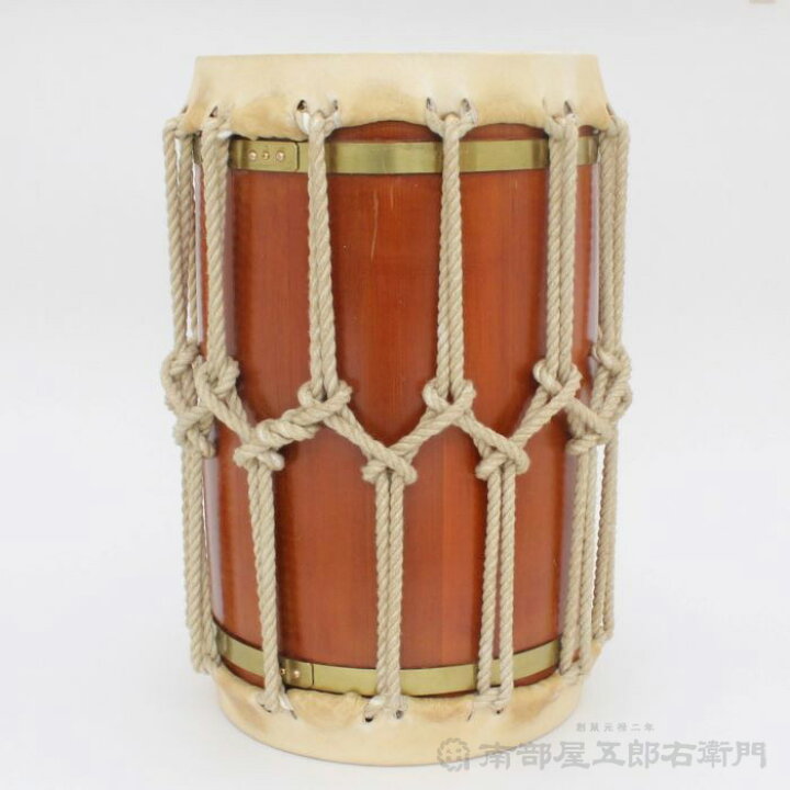 楽天市場】【当店の太鼓職人が製作した獅子舞用の太鼓】桶胴太鼓 7寸5 