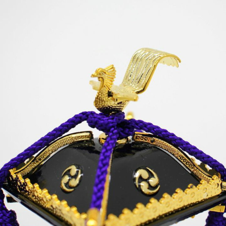 楽天市場】飾りミニ神輿・紫紐(中) 台輪寸法4,5cmX4,5cm 高さ10cm 