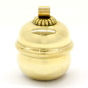 【国産・真鍮製】本坪鈴 3寸 横幅直径8,4cm 総高さ10cm鈴 すず ベル BELL bell 神具 神社 Shrine 御宮 お宮 おみや 御…