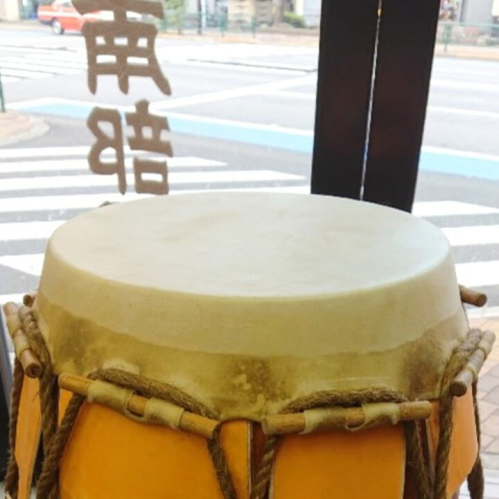 楽天市場】長胴太鼓欅製 1尺7寸 革面直径51cm長胴太鼓 和太鼓 わだいこ 