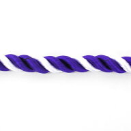 人絹製 紫白紐 太さ12mm 幕用 神棚用品 稲荷 神酒所 日本製 メーター売り