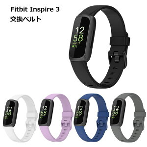 Fitbit Inspire 3 �o���h ���� �x���g TPE �t�B�b�g�r�b�g �C���X�p�C�A3 �X�}�[�g�E�H�b�` ���f�B�[�X �����Y ������� ������