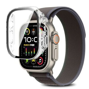 Apple Watch Ultra 3 49mm �P�[�X �E���g��3 �J�o�[ �t�B���� �K���X�t�B���� ��̌^ �S�ʕی� �����ߗ� �����x�^�b�` �y�� �Ռ�