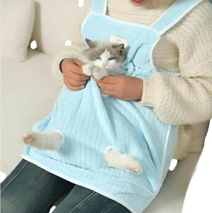ハーネス 小型犬エプロン 防粘毛カバー】ペット猫寝袋 猫用ハーネス 猫を 飼い主服 猫用ペット