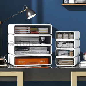 滑り止め 引き出し 卓上収納ケース 小物 大容量 1段 文房具収納 A4/A5対応 プラスチック 横 2段 透明 収納ボックス ホワイト 3段