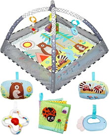 男の子 ベビーおもちゃ 子ども ベビージム 3in1 子 ベビーサークル 知育玩具 女の子 プレイマット プレイジム ベビートイ 多機能
