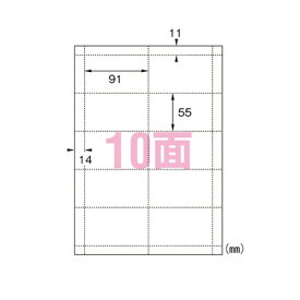 エーワン 51003 マルチカード A4 10面 名刺サイズ100シート 送料無料